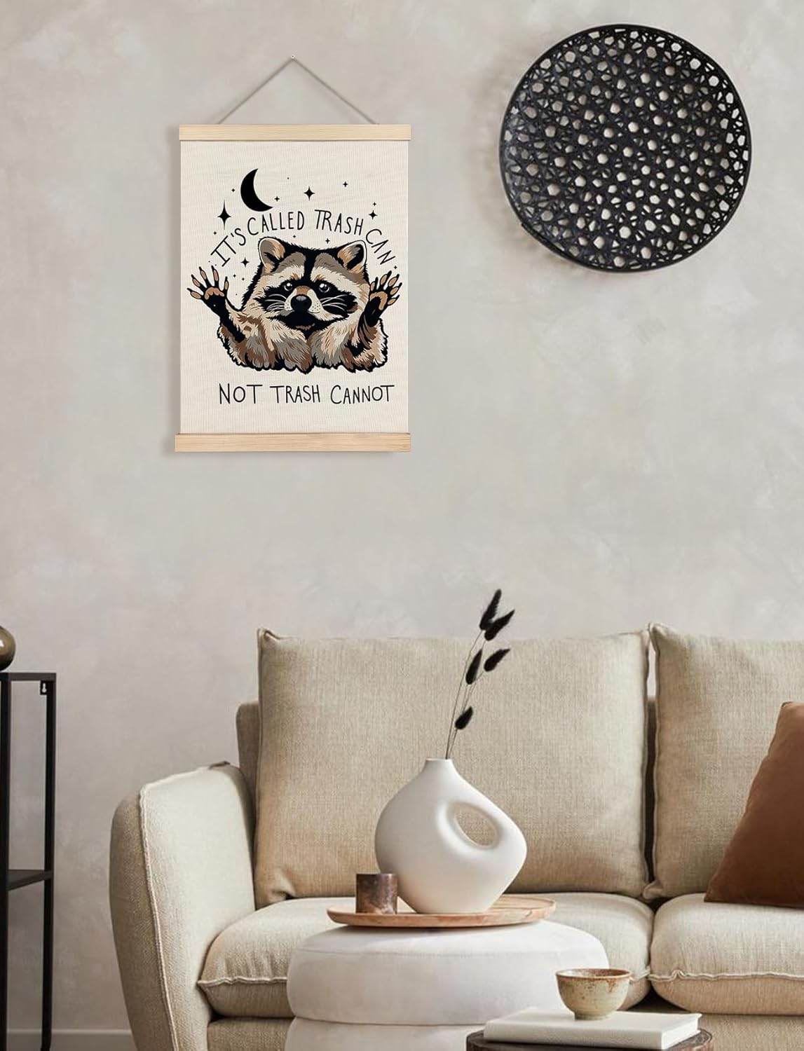 Framed Fabric Wall Decor — 16" - View 4