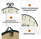 Battery Operated Farmhouse Gold Wall Clock — 24" - View 3