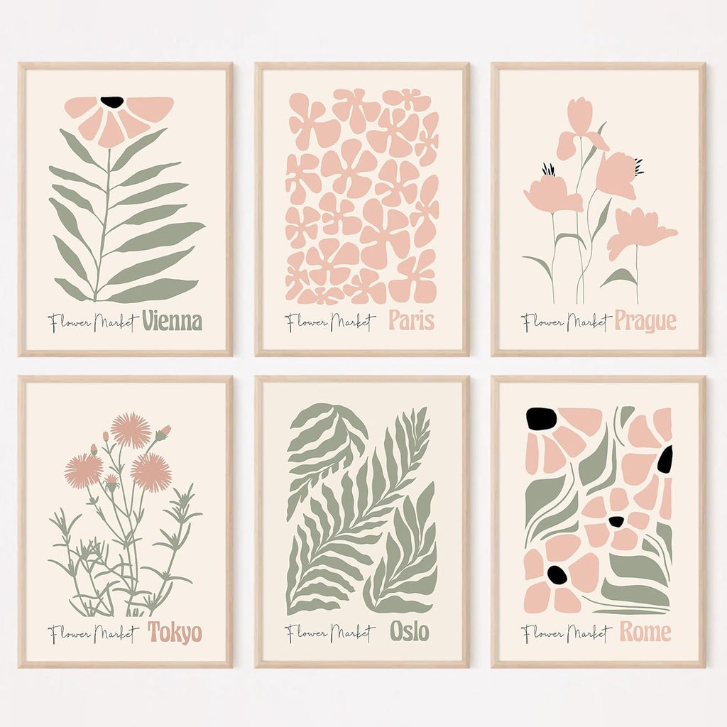 Unframed Boho Beige Wall Art Print — 16" — 12x16 Inch Unframed