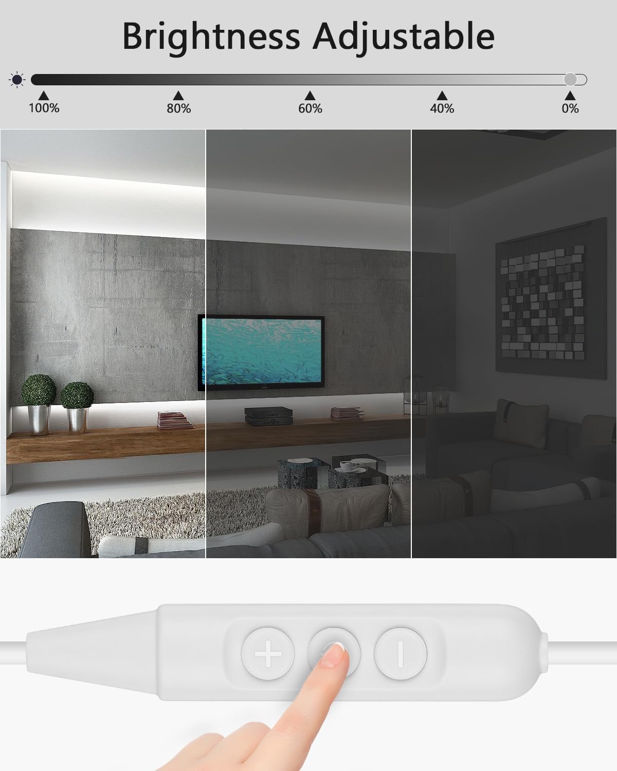 Dimmable Metal LED Strip Light - View 3