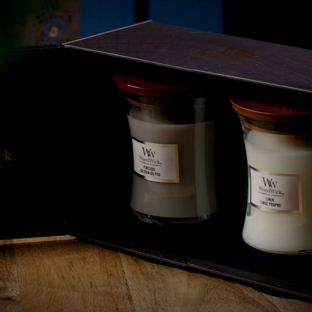 Linen Wood Scented Candle - View 7
