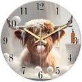 Battery Operated Black Wall Clock — 16" — 16 Inch