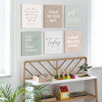 Blue Canvas Wall Art — 10" - View 3