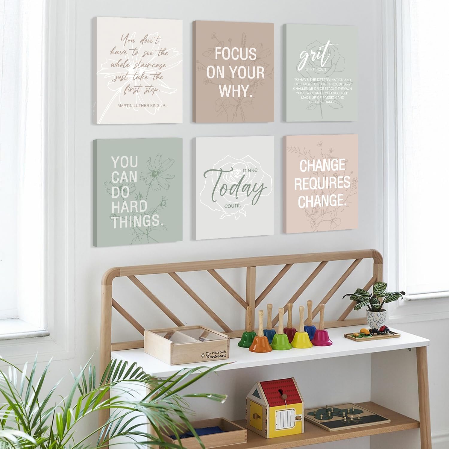 Blue Canvas Wall Art — 10" - View 3