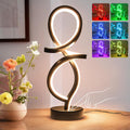 Modern Black Bedside Lamp — RGB-Black