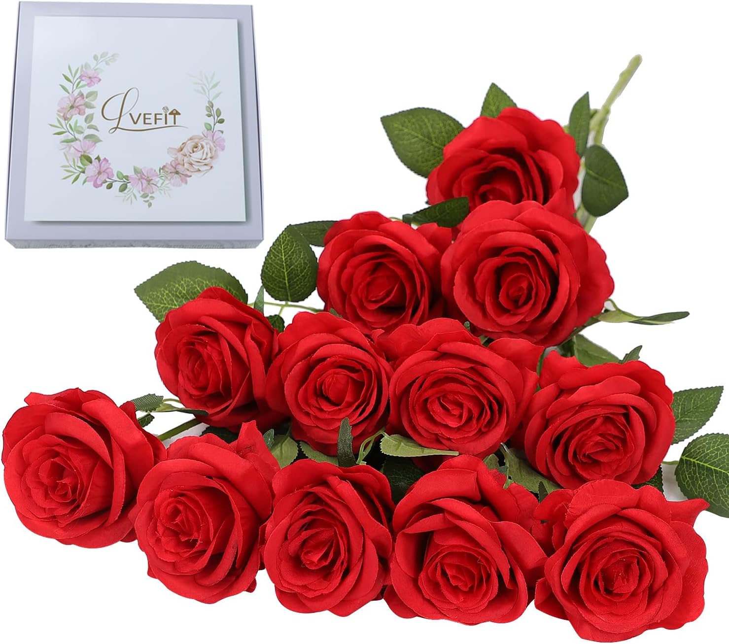 Beige Artificial Plant — Red