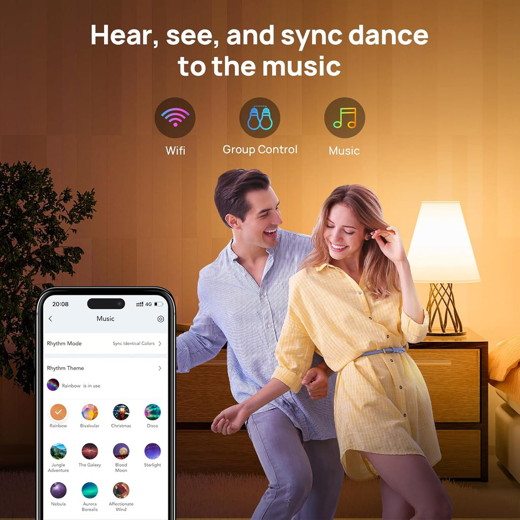 WiFi Beige Smart Light Bulb - View 6