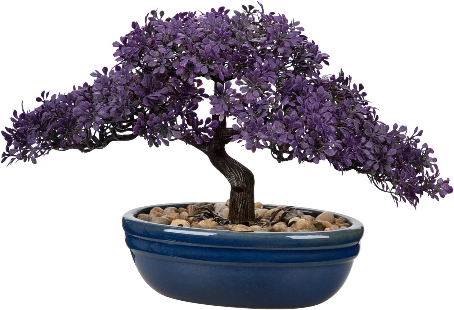 Farmhouse Ceramic Faux Plant — 6" — 9" Purple Ficus