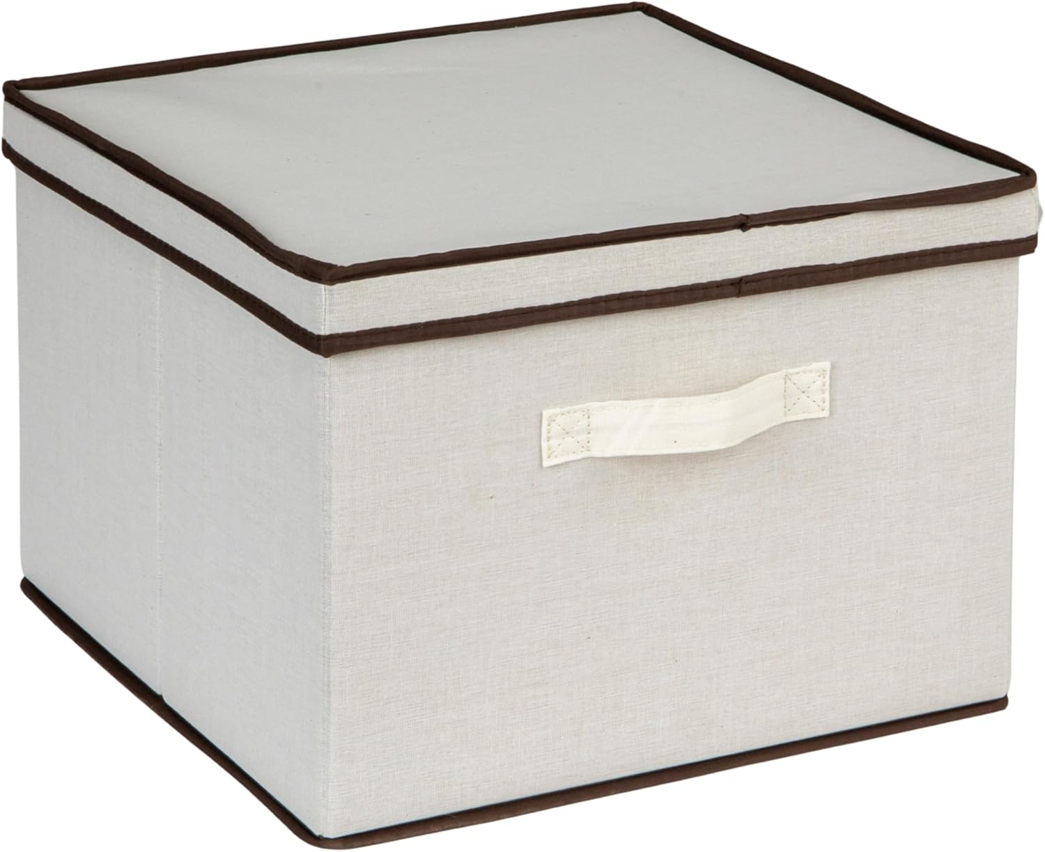 Fabric Storage Basket — Set of 1 — Square - 15"W x 15"D