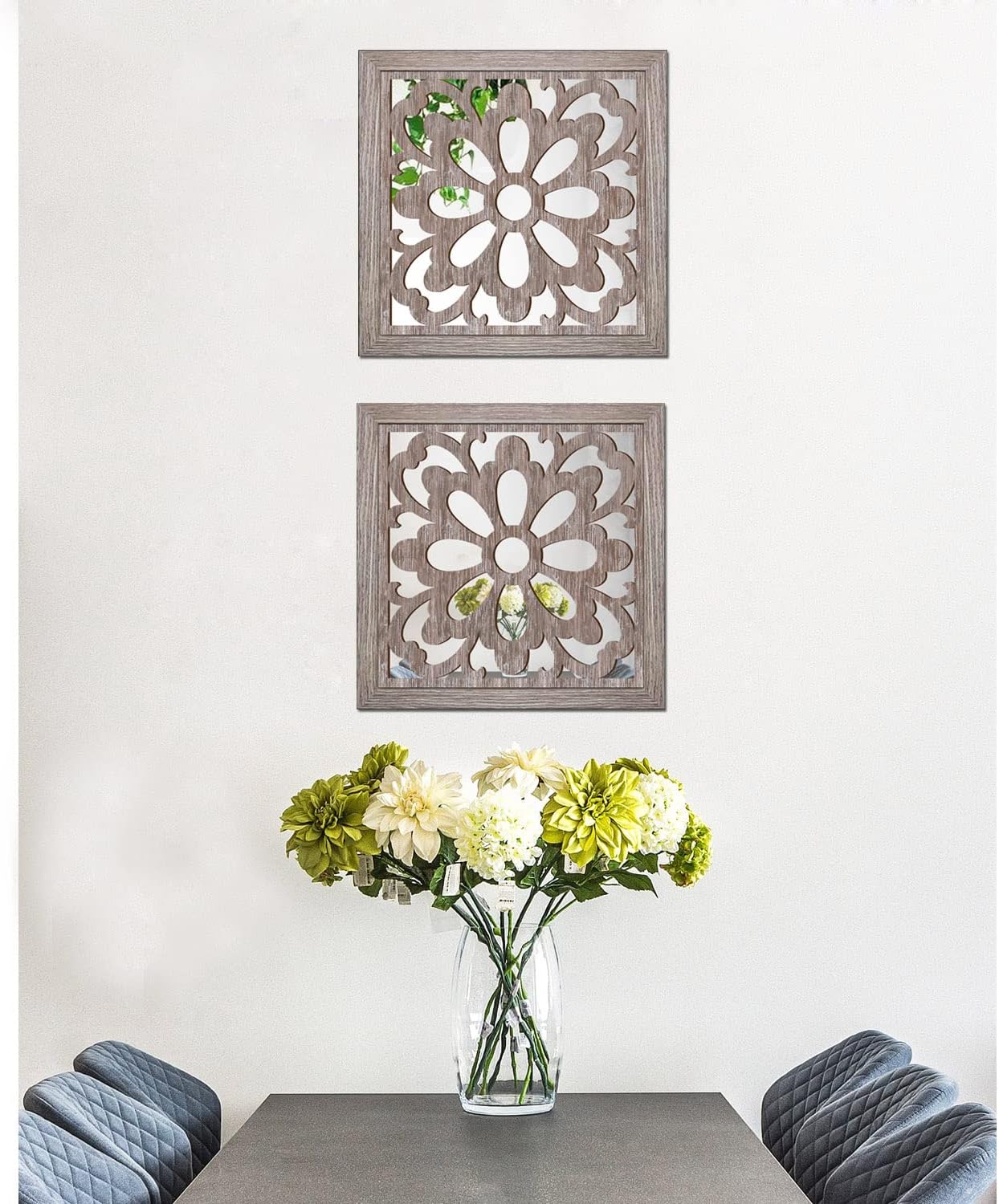 Farmhouse Glass Wall Mirror — 12" - View 6