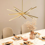 Dimmable Luxe Black Chandelier - View 2