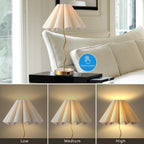 Linen Luxe Black Bedside Lamp - View 3