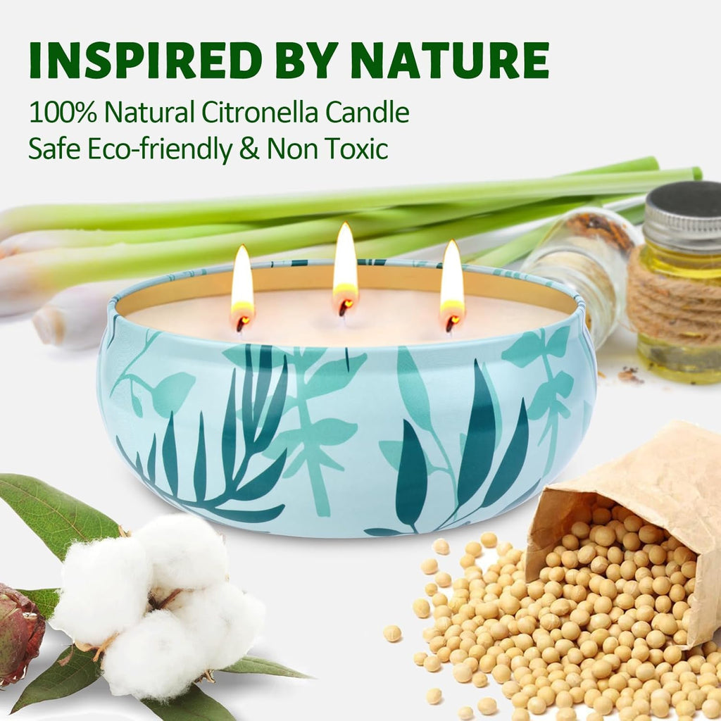 Soy Wax Metal Scented Candle - View 2