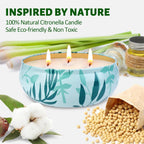 Soy Wax Metal Scented Candle - View 2