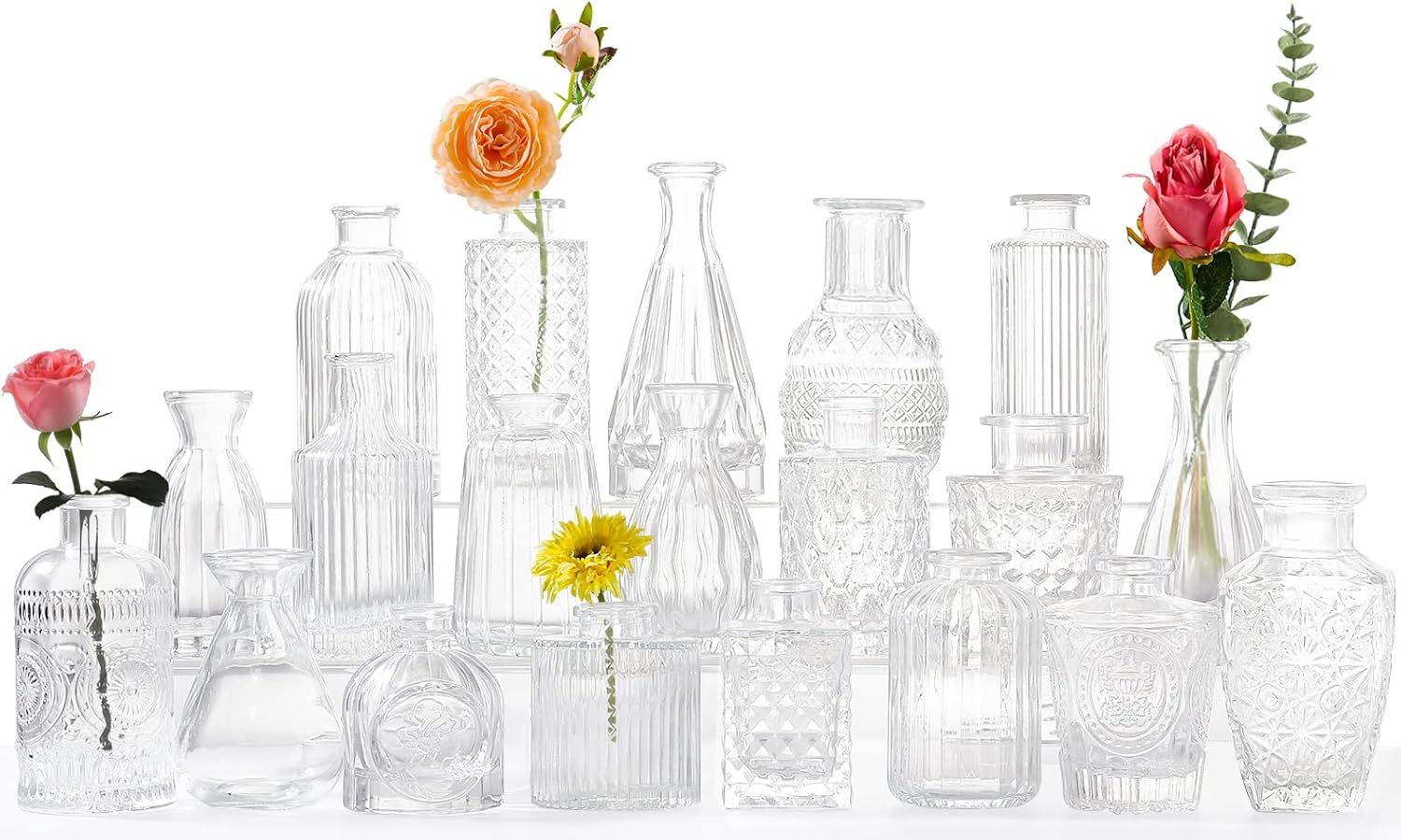 Vintage Farmhouse Black Vase — 20 Transparent Colors
