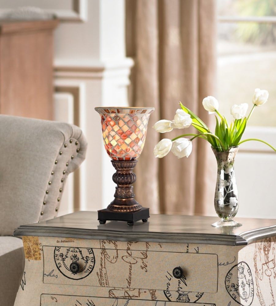 Vintage Metal Table Lamp — 12" - View 4