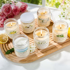 Linen Metal Scented Candle - View 6