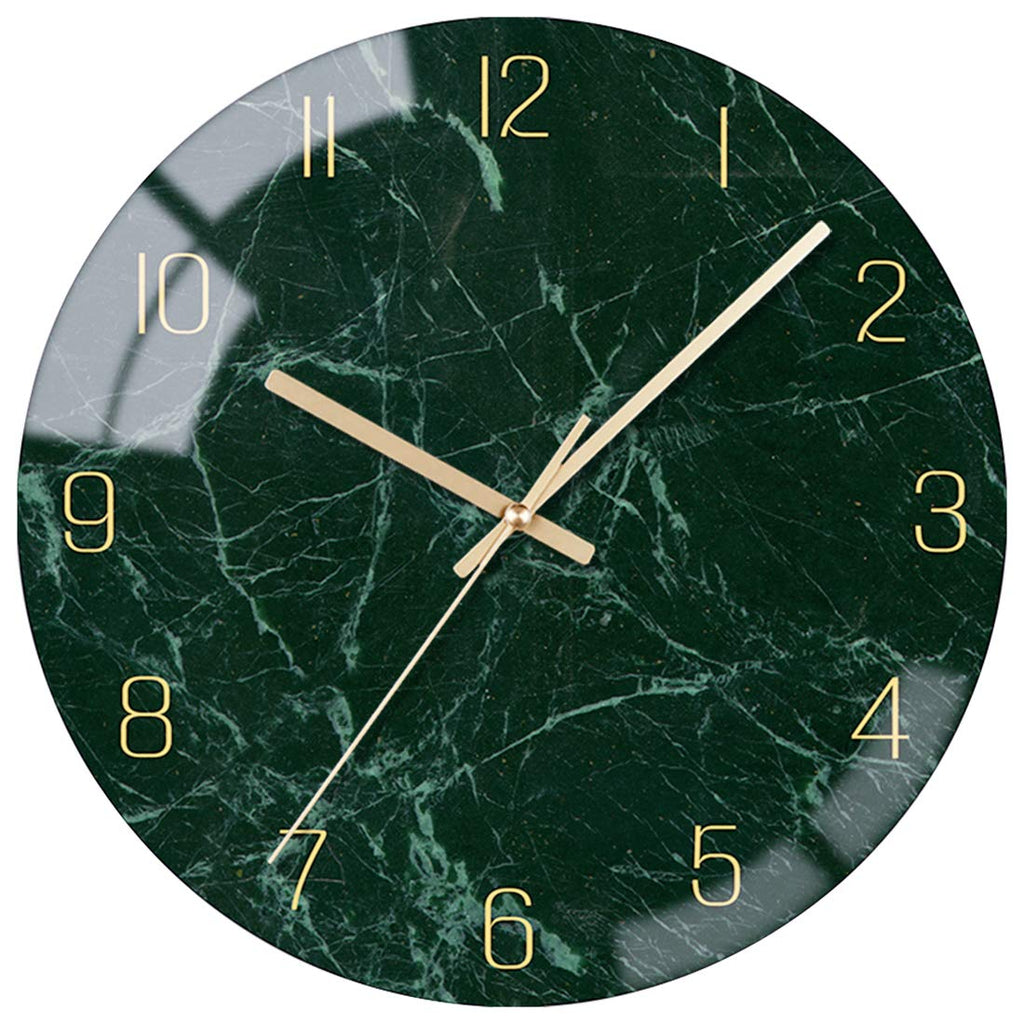 Battery Operated Black Wall Clock — 12"