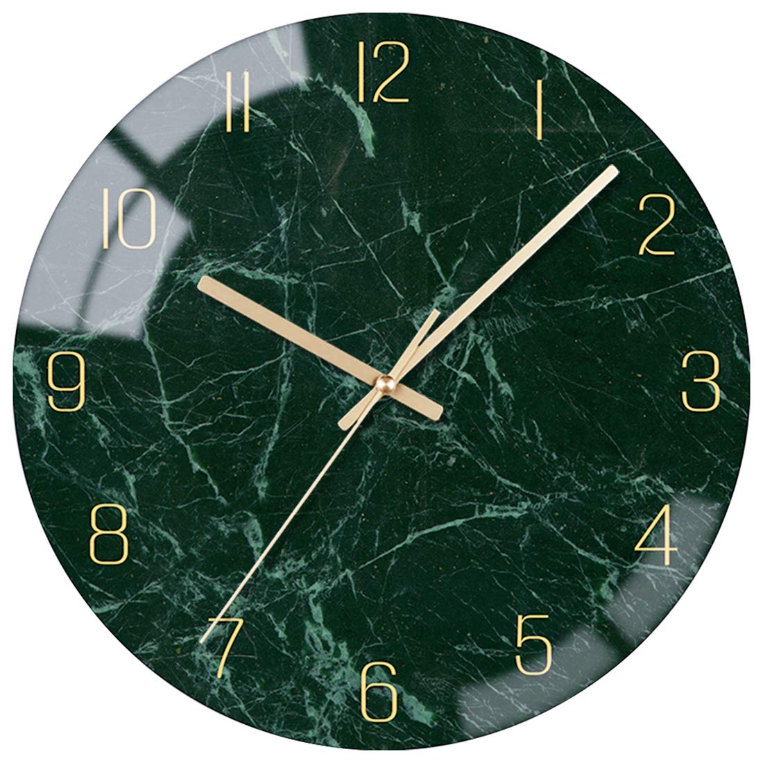 Battery Operated Black Wall Clock — 12"