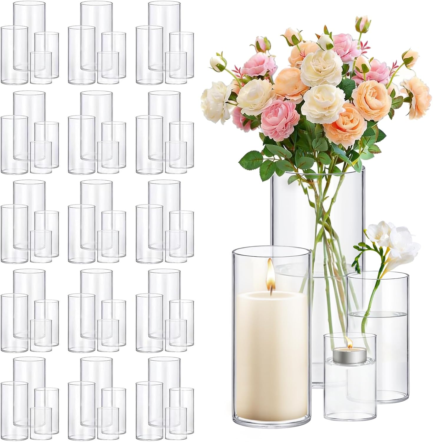 Metal Candle — 10" — 64 Pack(4,6,9,12)