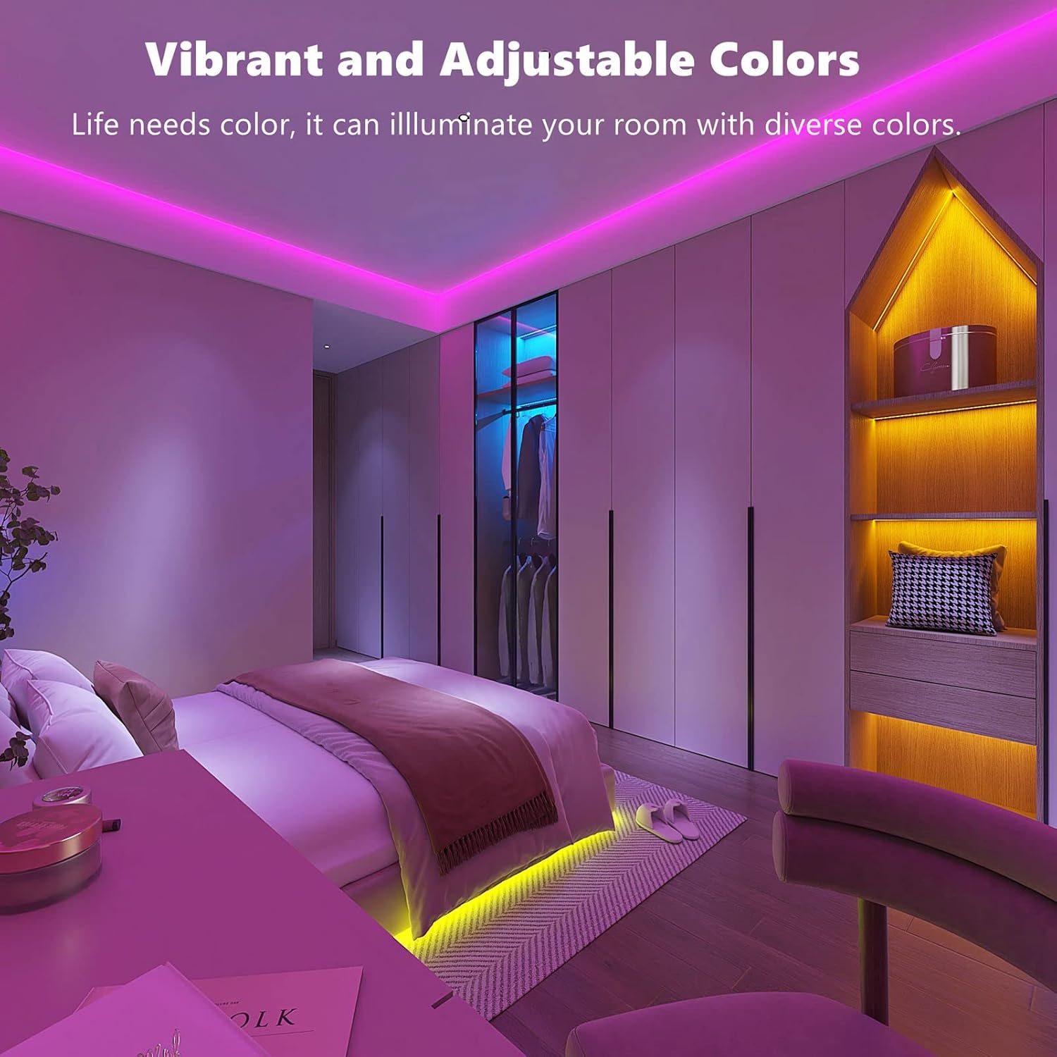 Smart Metal LED Strip Lights - View 3