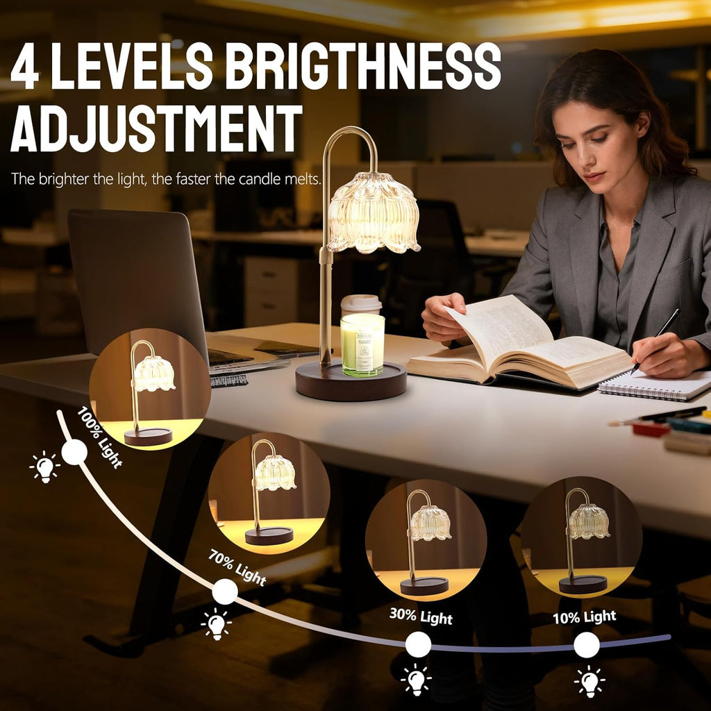 Luxe Beige Table Lamp - View 4