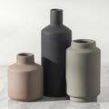 Boho Grey Decorative Vase — Set of 3 — Multi 3x
