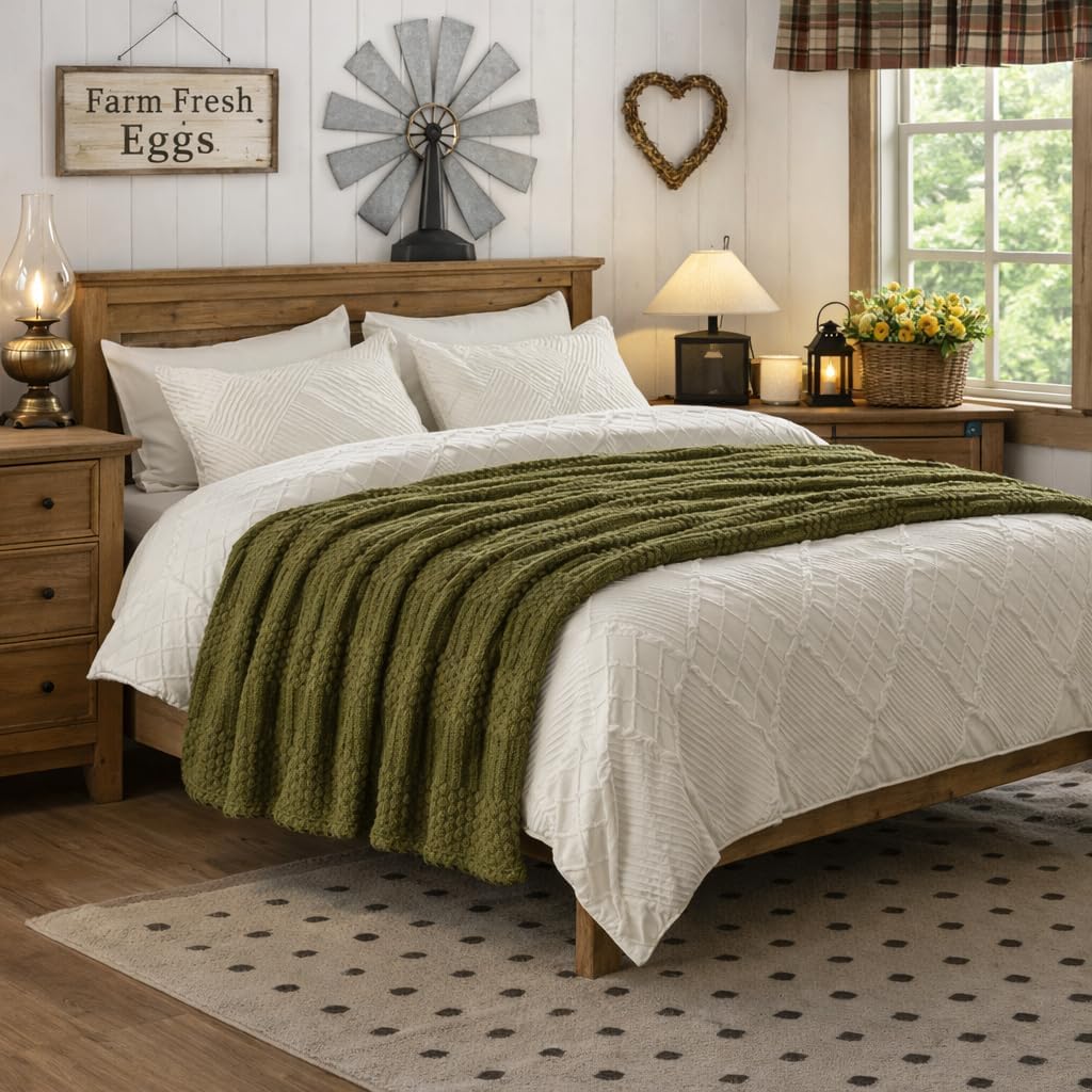 Beige Throw Pillow — 70" - View 4