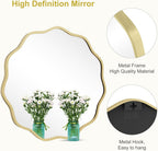 Luxe Black Round Mirror — 24" - View 5