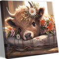 Farmhouse Fabric Canvas Wall Art — 12x12 — Canvas