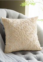 Beige Throw Pillow Cover — 20" - View 2