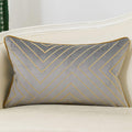 Velvet Luxe Black Throw Pillow Cover — 20" — Grey