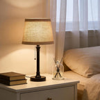 Black Bedside Lamp — 19.5" - View 8