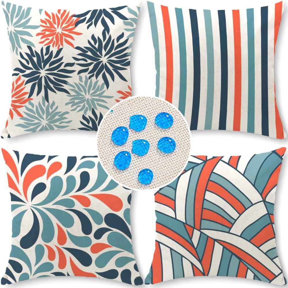 Boho Fabric Pillow Cover — 18" — G10