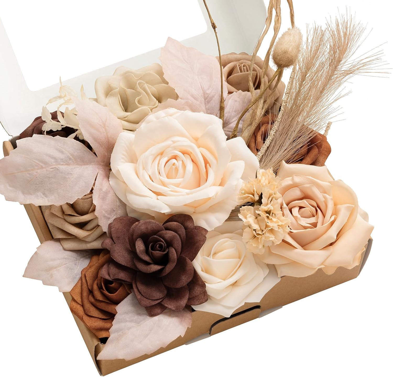 Beige Artificial Plant — Terracotta & Tawny Beige