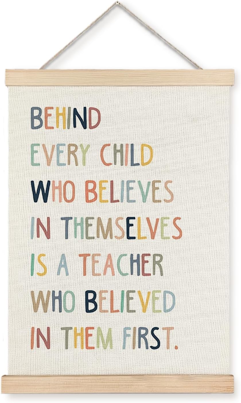 Boho Wall Art — 16" — Teacher Believed