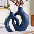 Modern Ceramic Flower Vase — Set of 2