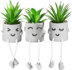 Stone Faux Succulent — 3pcs