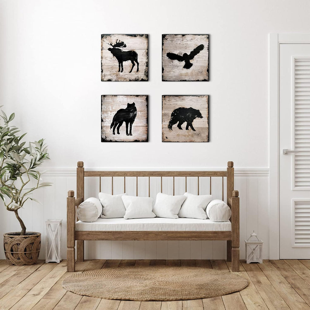 Farmhouse Black Wall Decor — 16" - View 3