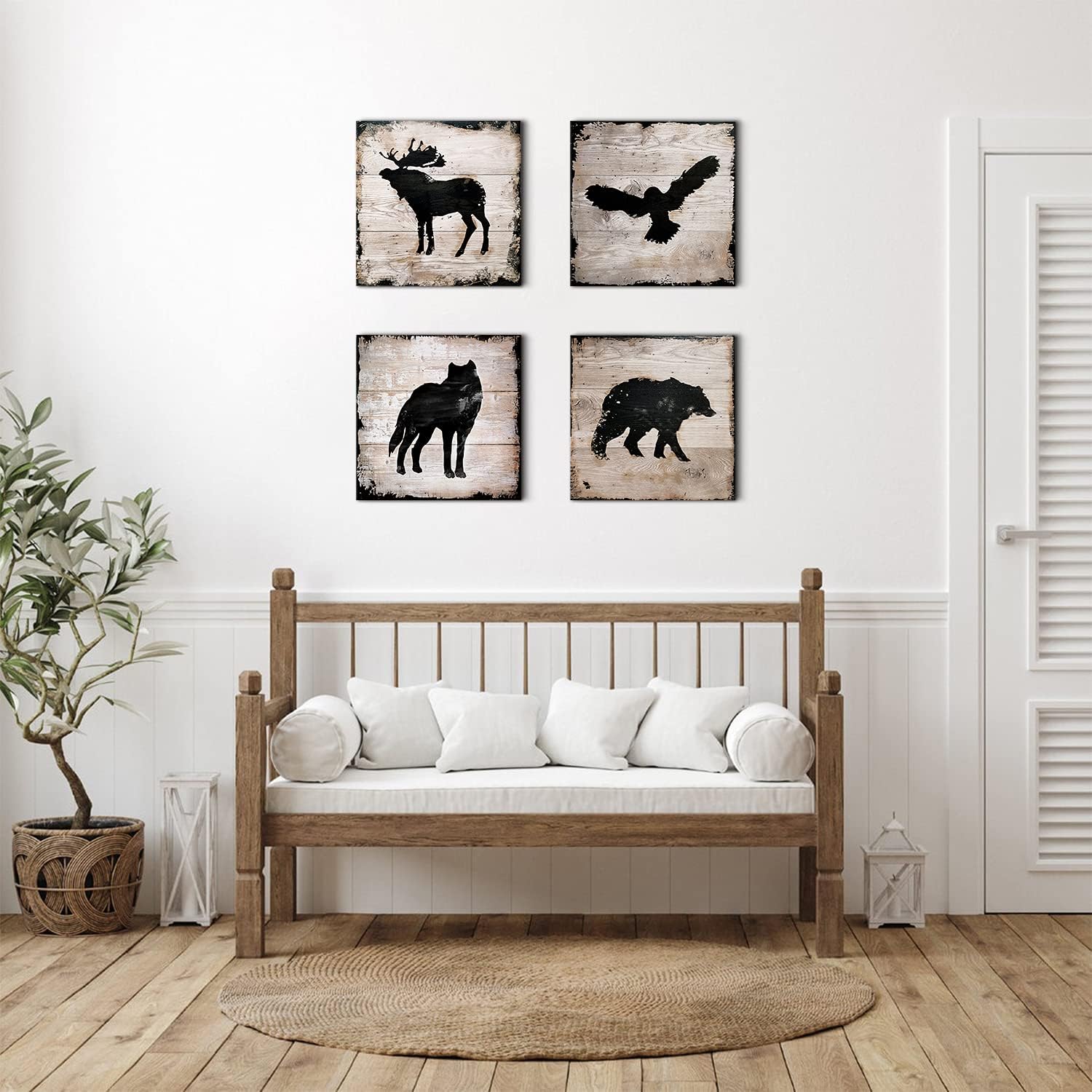 Farmhouse Black Wall Decor — 16" - View 3