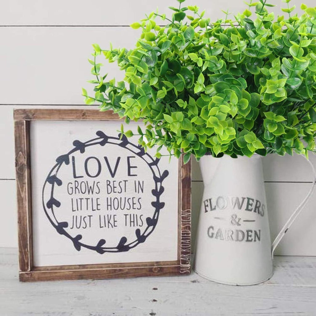 Farmhouse Wood Artificial Plant - View 2