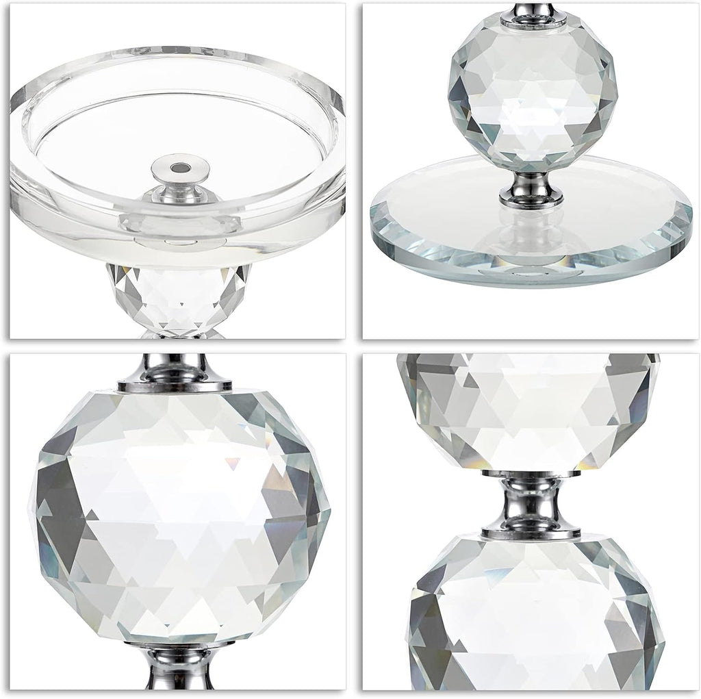 Luxe Glass Pillar Candle — Set of 3 - View 6