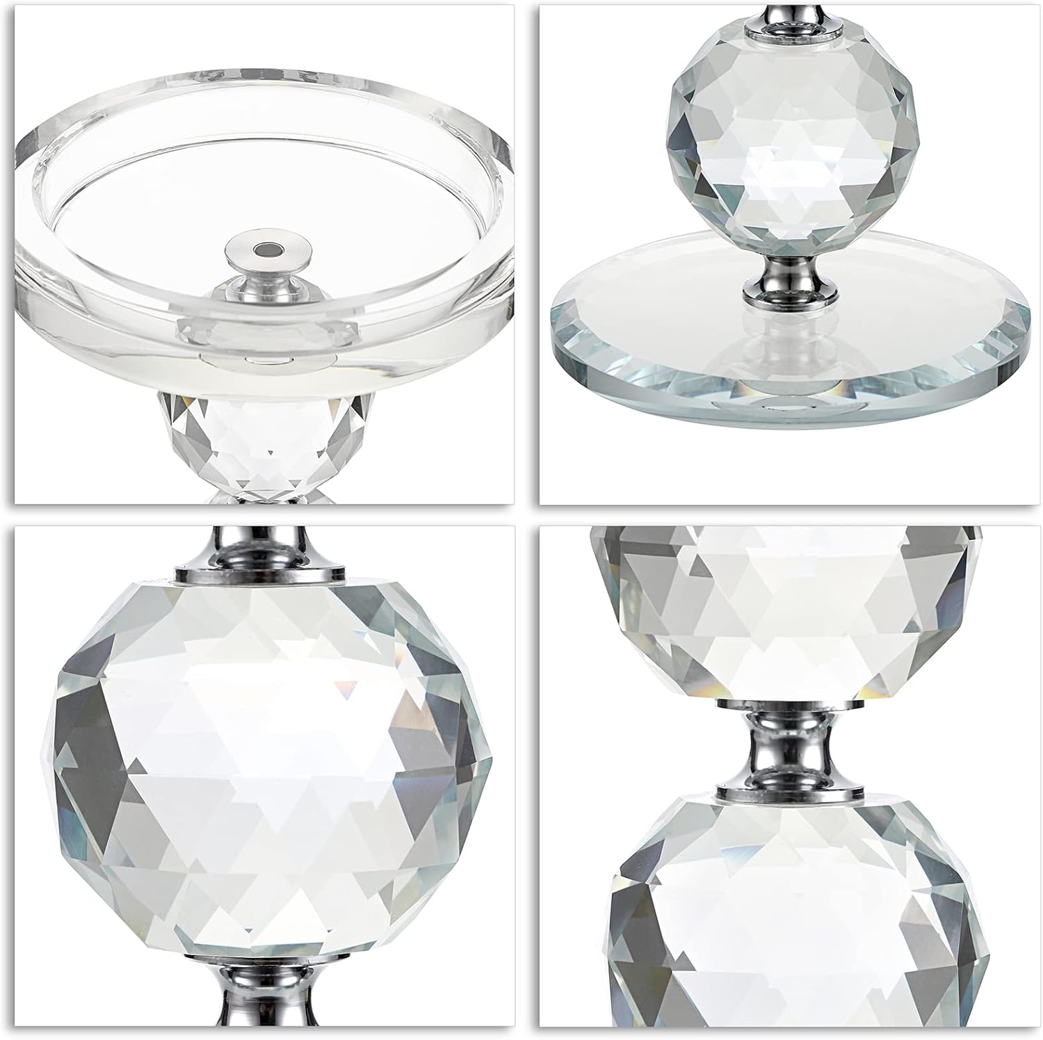 Luxe Glass Pillar Candle — Set of 3 - View 6