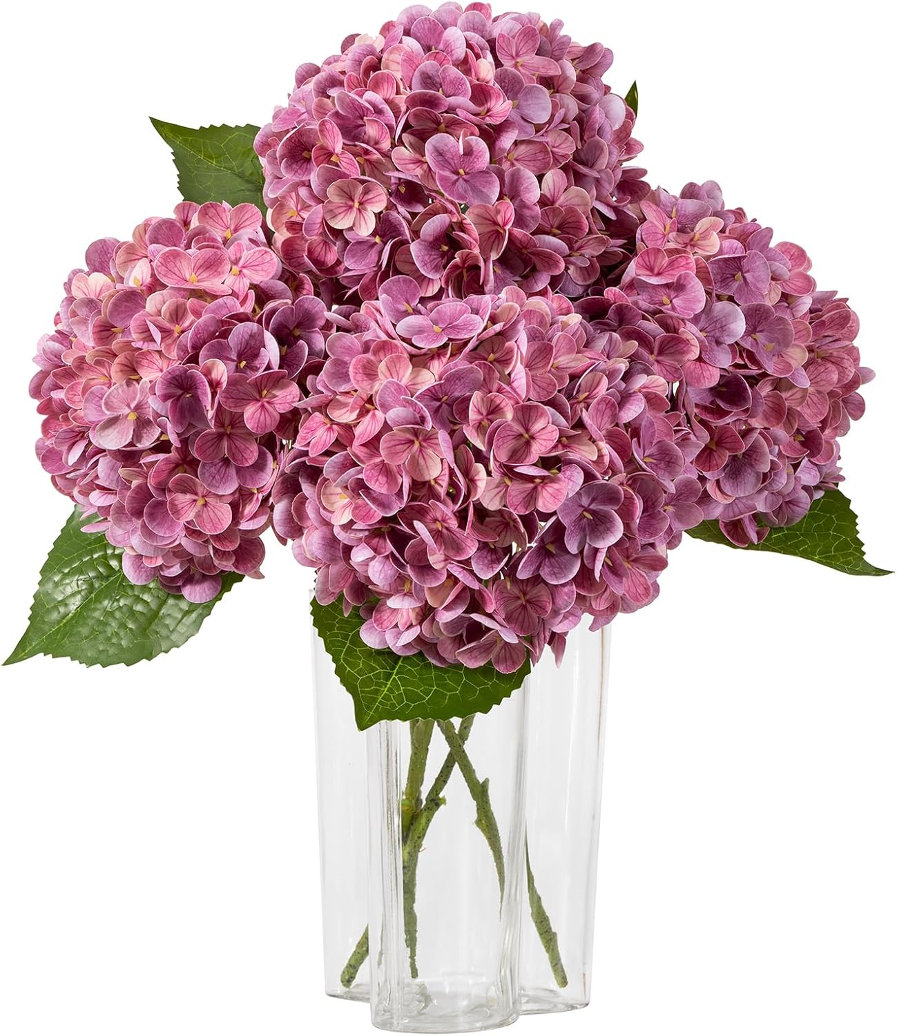 Blue Artificial Flowers — 3pcs