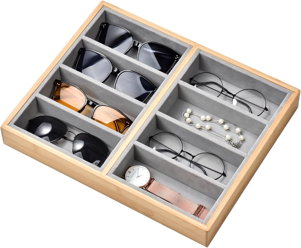 Grey Storage Basket — Grey 8 Grids