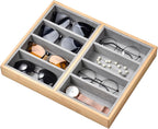 Grey Storage Basket — Grey 8 Grids