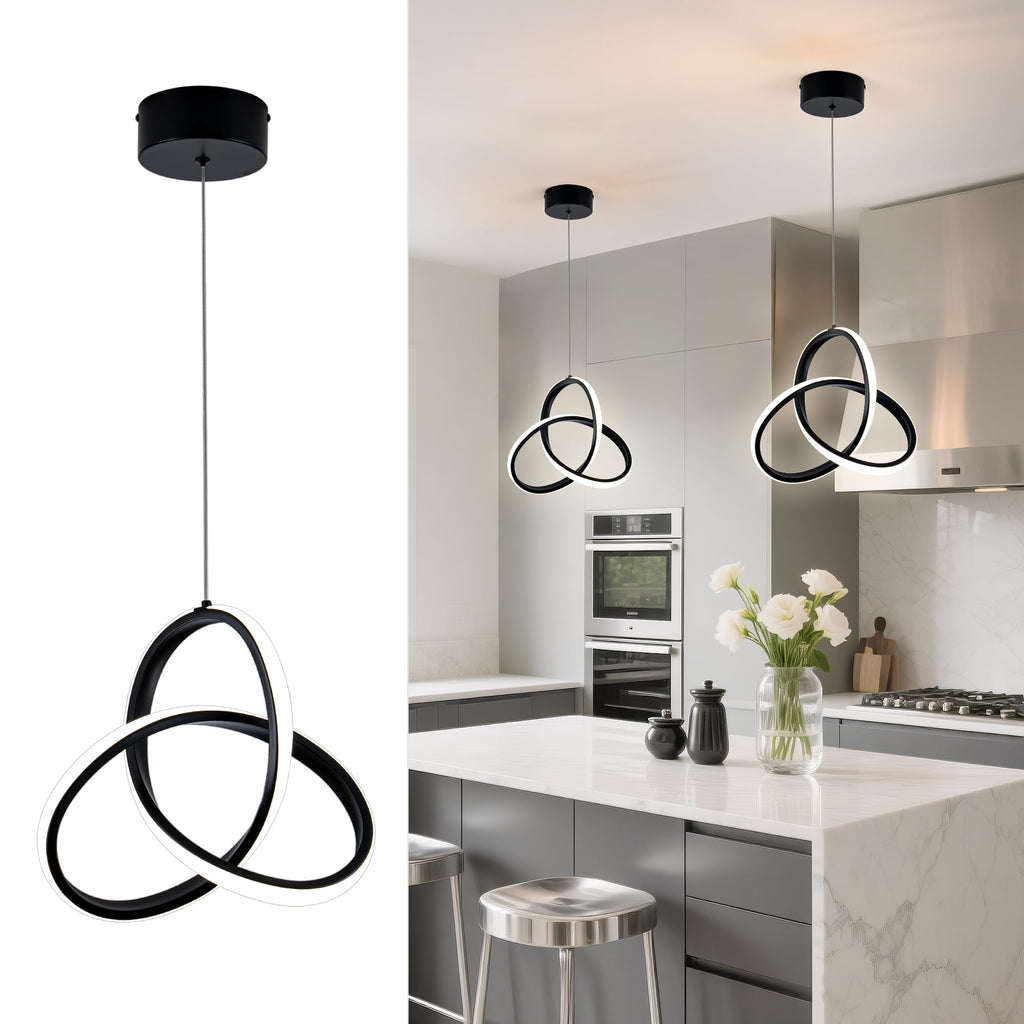 Adjustable Modern Black Pendant Light