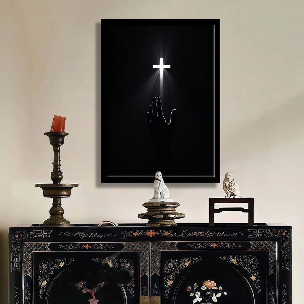 Framed Black Wall Art — 16" - View 7