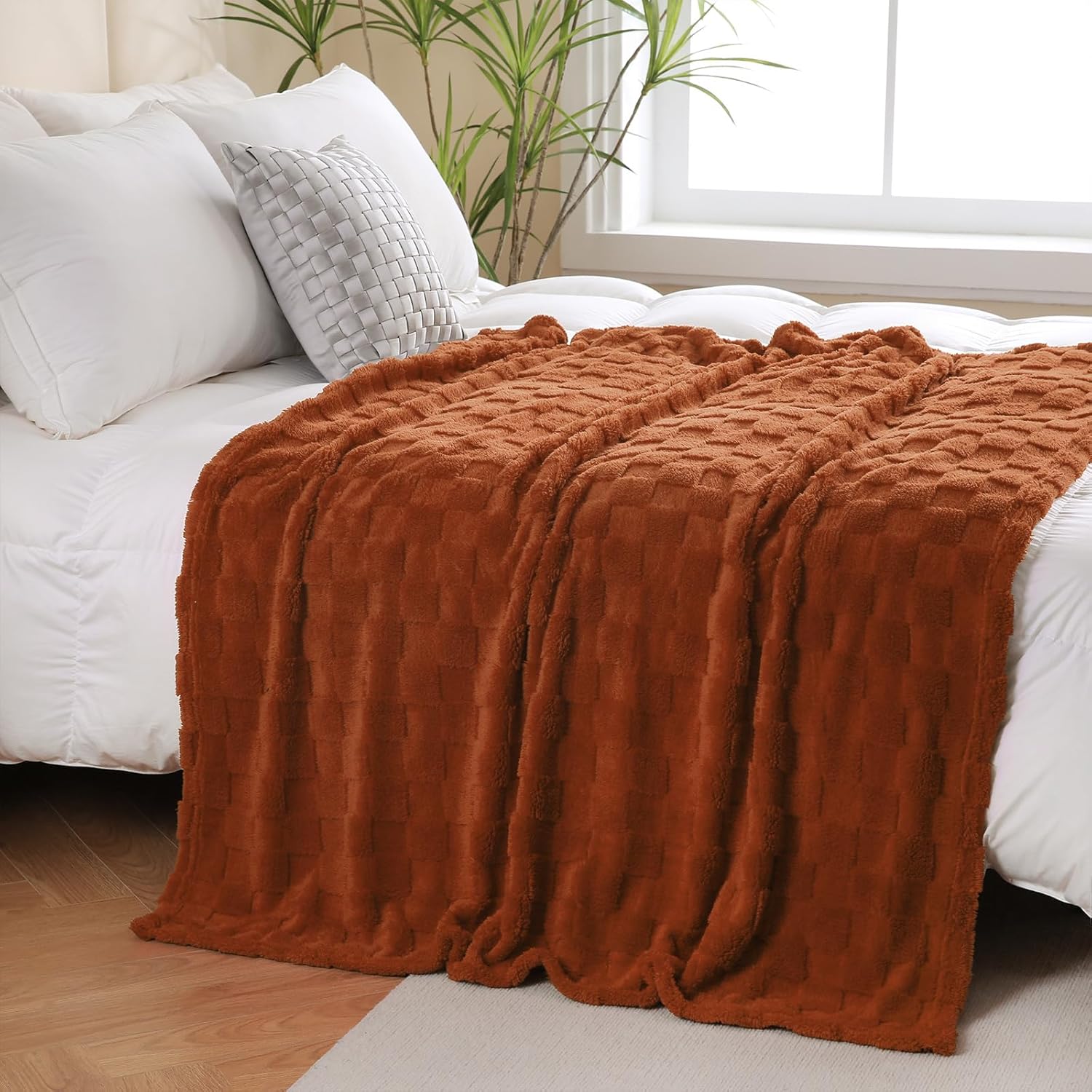 Beige Throw Pillow — 60" — 108×90inch