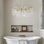 Round Luxe Black Chandelier — 10-Light - View 8